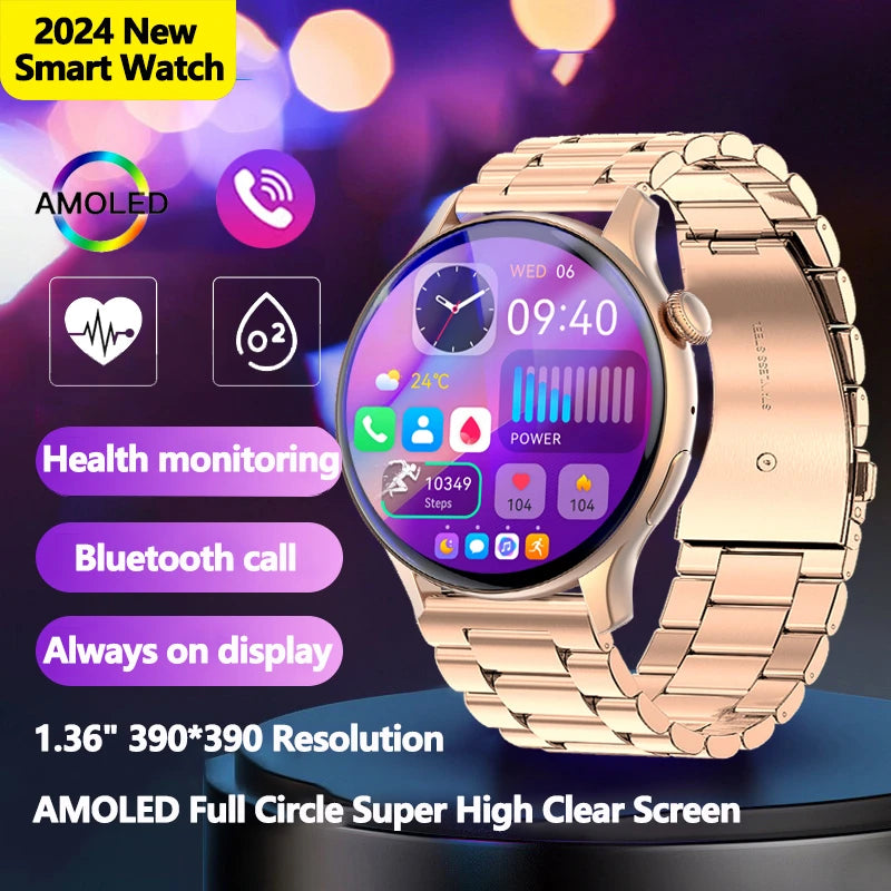 Amoled HD Unisex Smart Watch