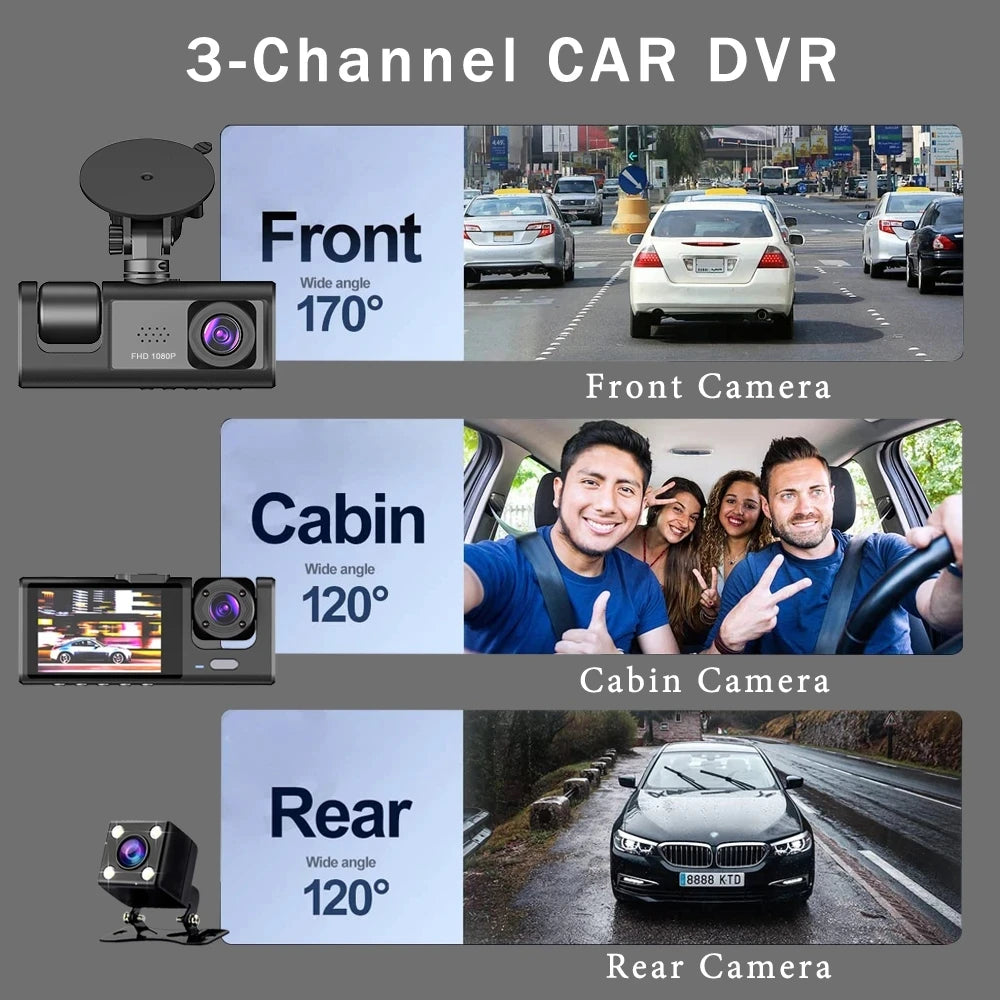Safeti DVR HD 1080P Dash Cam