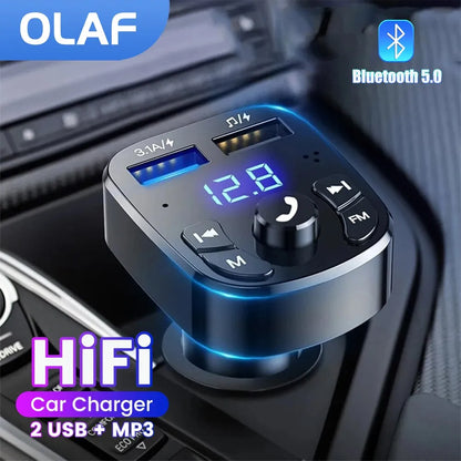 Car Bluetooth FM and Fast Charger